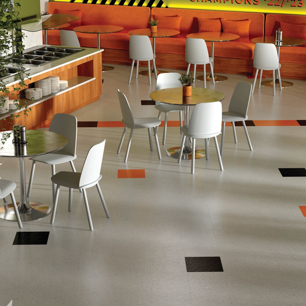 Iliad Imperial Black Vinyl Composition Tile CR006